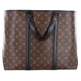 Authentic Louis Vuitton Monogram Macassar Weekend Tote GM M45733 Bag