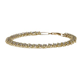 14K Yellow Gold Diamond S Link Tennis Bracelet 1.6Ctw