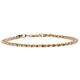 14K Yellow Gold Hollow Miami Cuban Link Bracelet