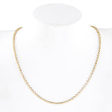 14K Yellow Gold Moon-Cut Ball Link Chain 16.6g