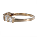 14k Yellow Gold Diamond Wedding Band