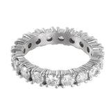 14K White Gold Diamond Eternity Band Ring 1.80Ctw