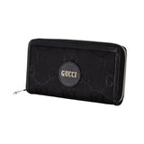 Gucci Leather and Nylon Off The Grid Zip Around Long Wallet Black