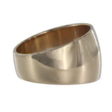 14K Yellow Gold Wide Band Ring 6.8g