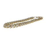 14K Yellow Gold Diamond S Link Tennis Bracelet 1.6Ctw