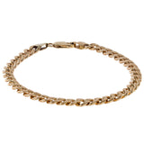 14K Yellow Gold Hollow Miami Cuban Link Bracelet