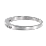 14K White Gold Diamond Wedding Band 0.67Ctw