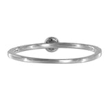 14K White Gold Diamond Bezel-Set Accent Midi Band Ring