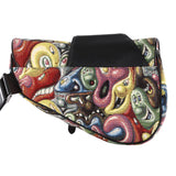 Dior Homme  Kenny Scharf Saddle Crossbody Bag Jacquard