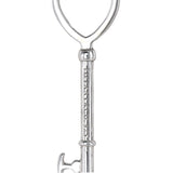 925 Silver Tiffany & Co. Authentic Heart Key Pendant