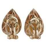 14K Yellow Gold Citrine Pear-Cut Stud Earrings