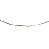 925 Silver Dainty Box Link Chain 24"