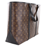 Authentic Louis Vuitton Monogram Macassar Weekend Tote GM M45733 Bag