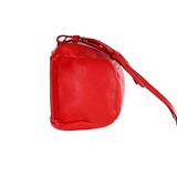 GIVENCHY Sugar Goatskin Leather Mini Pandora Shoulder Bag Red