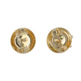 18K Yellow Gold Diamond Studs Earrings 0.20Ctw