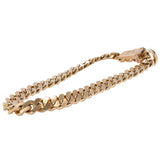 18K Yellow Gold Square Miami Cuban Link Bold Bracelet