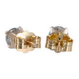 14k Yellow Gold Diamond Stud Earrings 0.60Ctw