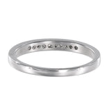 14K White Gold Diamond Wedding Band 0.67Ctw