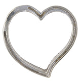 18k White Gold Diamond Heart Pendant