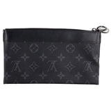 Authentic Louis Vuitton Monogram Eclipse Pochette Discovery PM