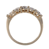 14k Yellow Gold Diamond Wedding Band