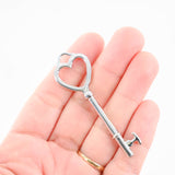 925 Silver Tiffany & Co. Authentic Heart Key Pendant