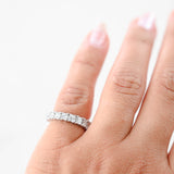 14K White Gold Diamond Eternity Band Ring 1.80Ctw