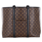 Authentic Louis Vuitton Monogram Macassar Weekend Tote GM M45733 Bag