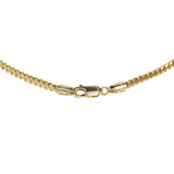 14K Yellow Gold Franco Link Long Chain 32"