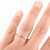 14K White Gold Diamond Wedding Band 0.67Ctw