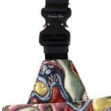 Dior Homme  Kenny Scharf Saddle Crossbody Bag Jacquard