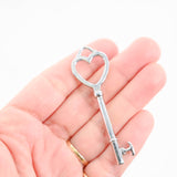 925 Silver Tiffany & Co. Authentic Heart Key Pendant