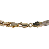 14K Two-Tone Gold Figaro Link Bracelet