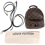 Authentic Louis Vuitton Palm Springs Mini Backpack Brown Canvas Monogram