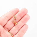 18k Yellow Gold Ruby Stud Earrings