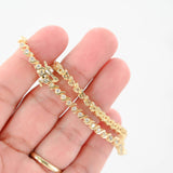 Brazalete de tenis de diamantes de 7,5” en oro amarillo de 14 k