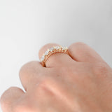 14k Yellow Gold Diamond Wedding Band