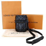 Louis Vuitton  Monogram Pastel Nano Amazone Messenger Black Crossbody Bag