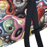 Dior Homme  Kenny Scharf Saddle Crossbody Bag Jacquard