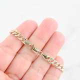 14K Yellow Gold Hollow Miami Cuban Link Bracelet