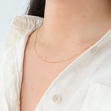 14k Yellow Gold 19” Dainty Rope Chain