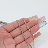 14k Yellow Gold 21.5” Rope Chain