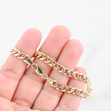 14K Yellow Gold Hollow Miami Cuban Link Bracelet