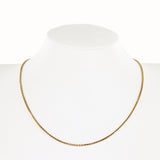 14K Yellow Gold Box Link Chain 20" 9.6g