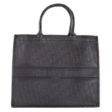 Authentic Brand New Large Dior Book Tote Black Oblique Embossed Calfskin Bag