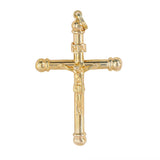 Colgante Crucifijo Vintage De Oro Amarillo De 18k