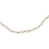 14k Yellow Gold Baroque Pearl Necklace