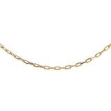 14K Yellow Gold Rolo Link Chain 22" Length