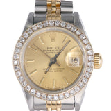 ROLEX Lady's Wristwatch 69173 STAINLESS - 18K OYSTER PERPETUAL