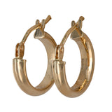 14K Yellow Gold Small Hoops Earrings